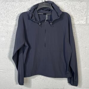 Calvin Klein Women's Half-Zip Reflective Pullover - Onyx Small